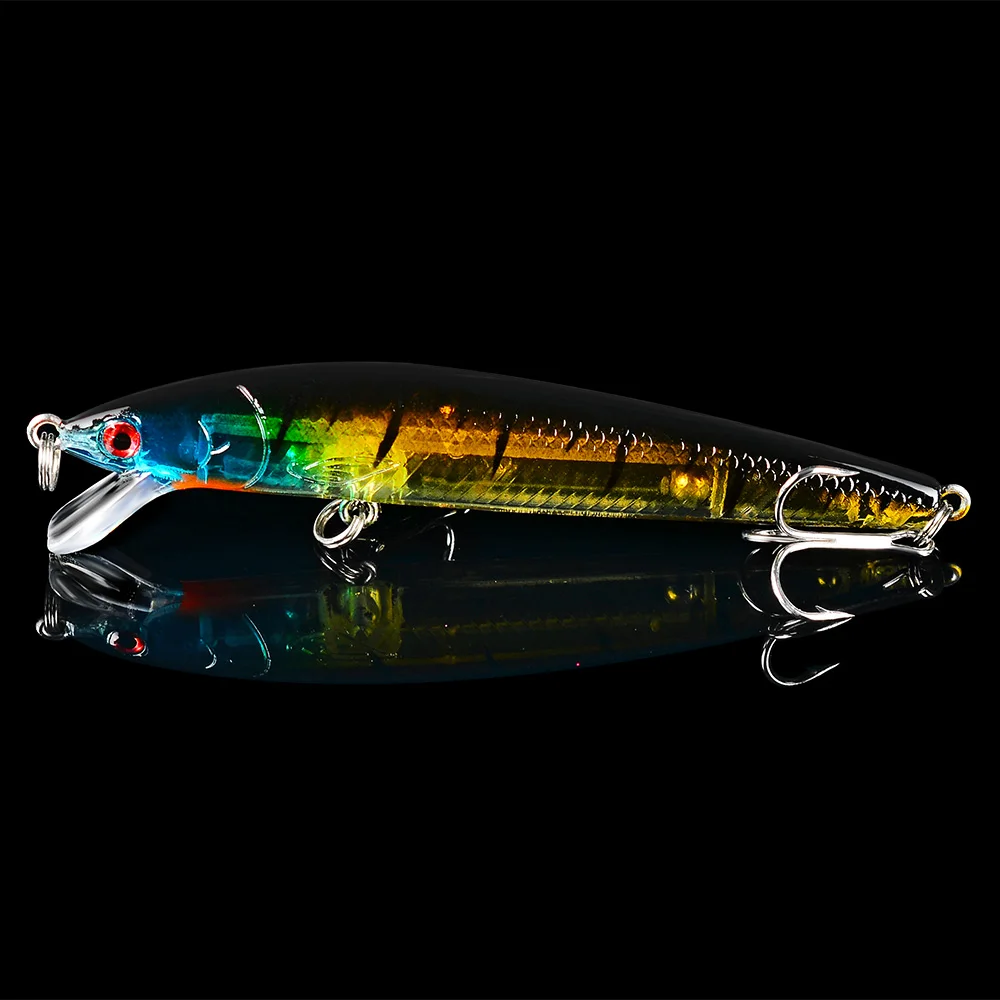 Топ 1 шт. 8 цветов гольян FLYBASS искусственная жесткая 10 см-3 94 &quot/0.26oz-7 5 3D Глаза