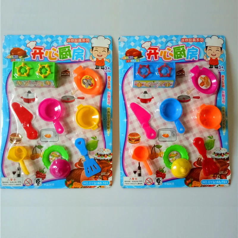 Детские кухонные игрушки набор посуды кастрюли сковородки блюда инструменты для