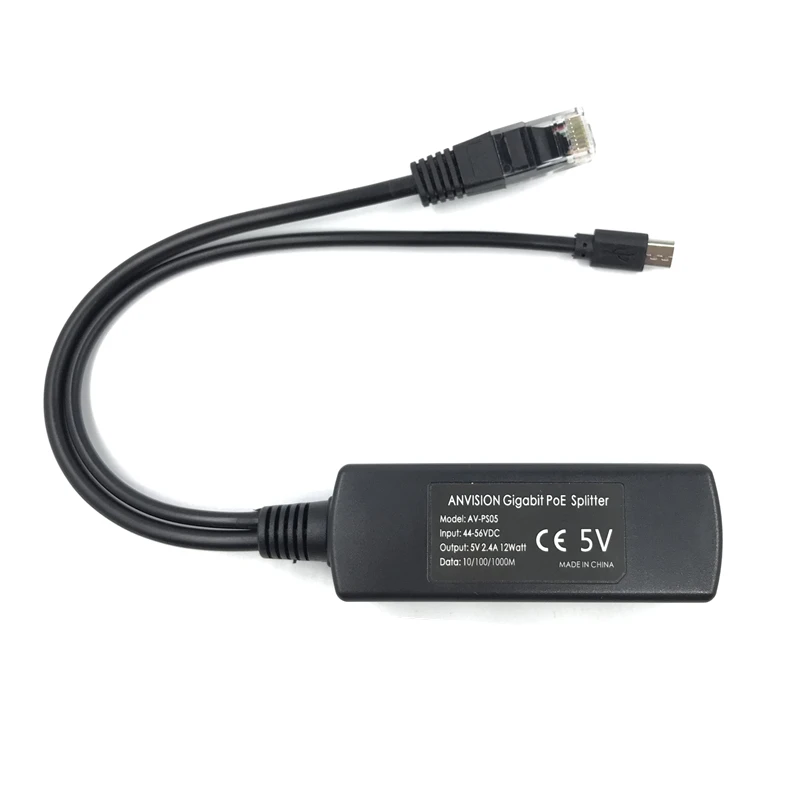 Разветвитель PoE IEEE802.3af 48 В активный 100/1000 м | Компьютеры и офис