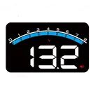 Автомобильный проектор на лобовое стекло M6 Smart, 3 дюйма, HD, цифровой дисплей, дисплей OBD2 и EUOBD HUD