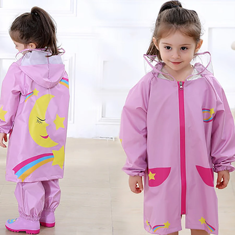 Рюкзак дождевик из полиэстера пончо детский чехол для девочек Детский костюм