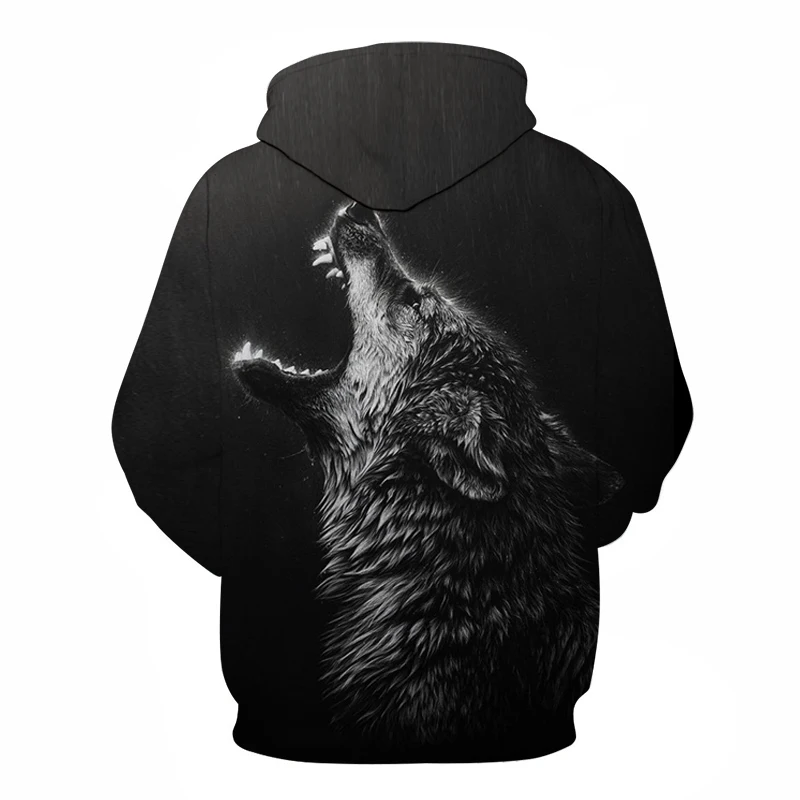 Мужские толстовки с капюшоном Howling Rain Wolf фирменный пуловер мужские спортивные
