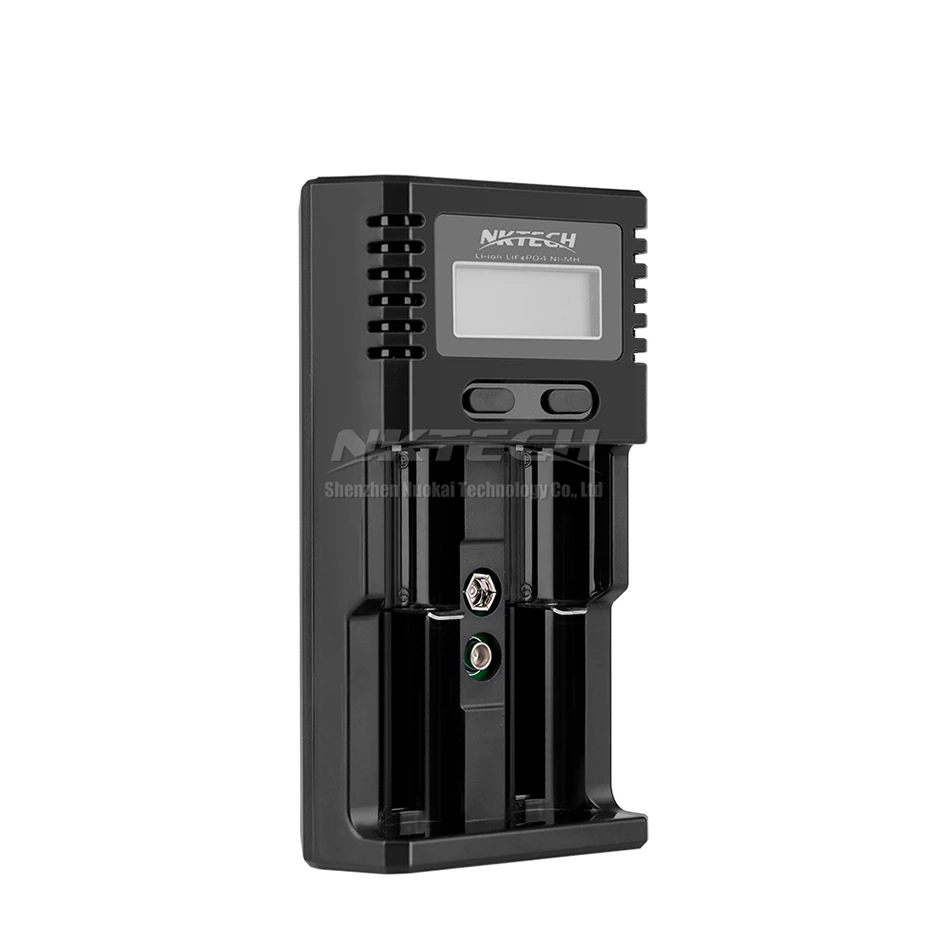 Интеллектуальное Быстрое зарядное устройство NKTECH H2 с ЖК-дисплеем для TrustFire 26650 18650