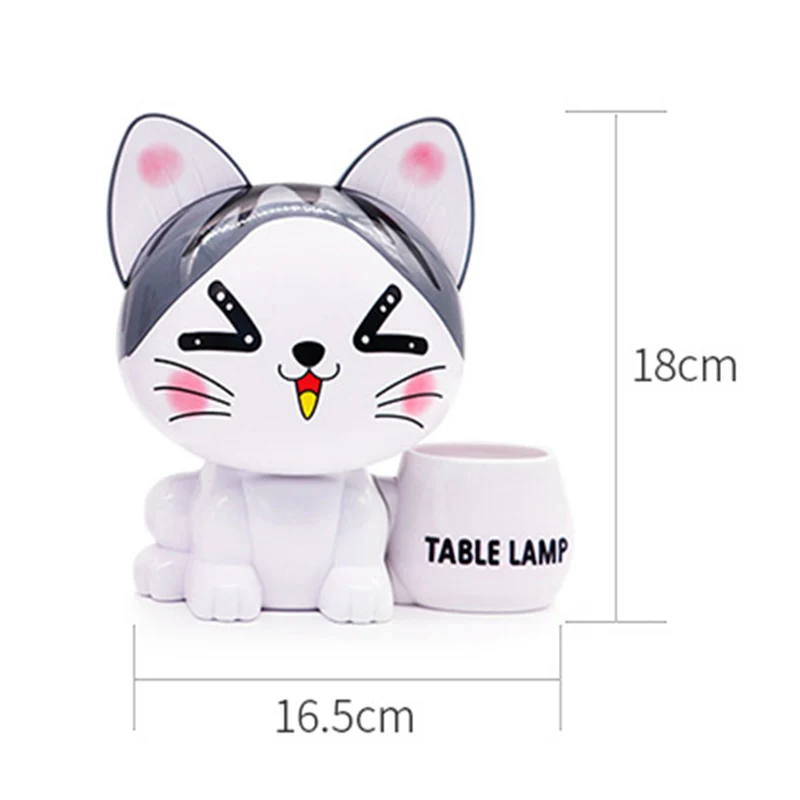 Настольная лампа светодиодный держатель для ручки с милыми рисунками из