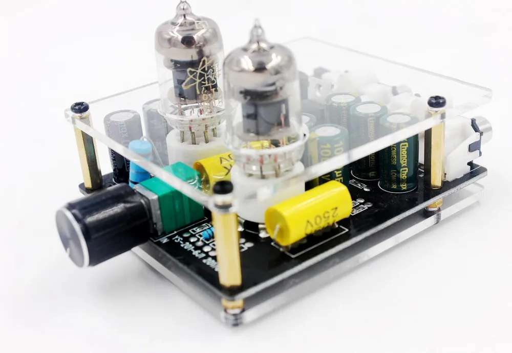 DC 12V 6j1 ламповый усилитель преампер bile buffer MINI HIFI стерео регулятор громкости