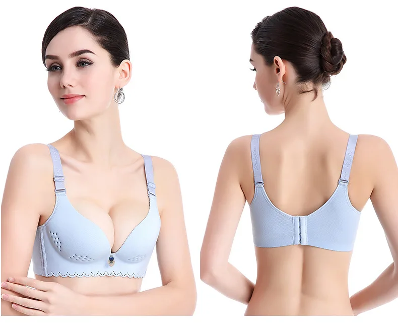 Seamless Bra Plus Size Bras For Woman Comfortable Breathable Underwear Woman Push Up Brassiere Bra Gather Adjustable Women BH бюстгалтерженское бельебюстгальтербелье женскоенижнее белье женскоелифчик без лямокпуш аплив