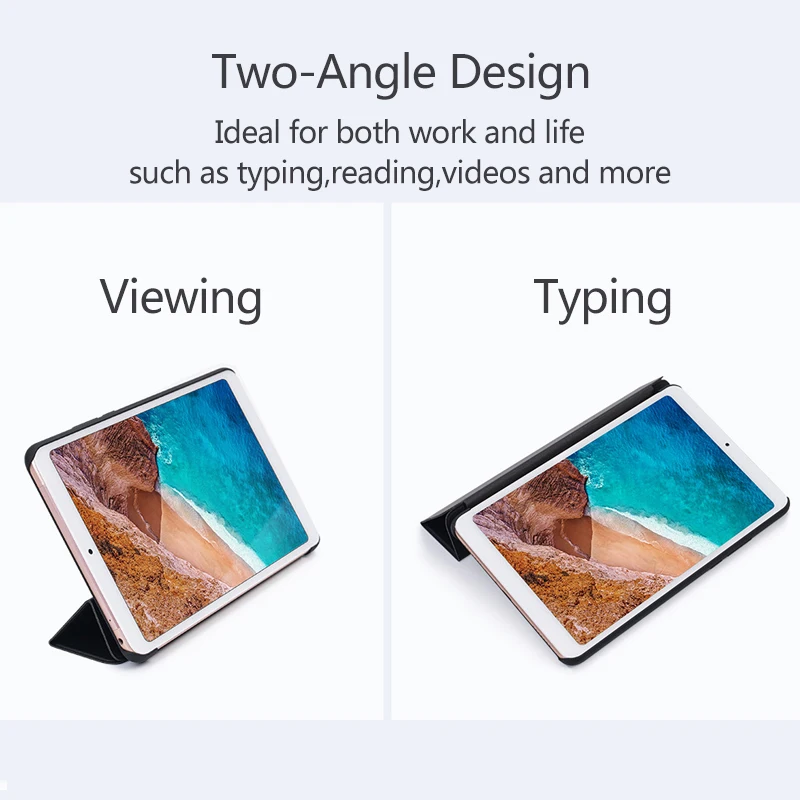 Xiaomi mi Pad 4 Plus/Pad4 смарт-чехол для планшета матовый из искусственной кожи флип-чехол mi PAD 4 полный защитный чехол