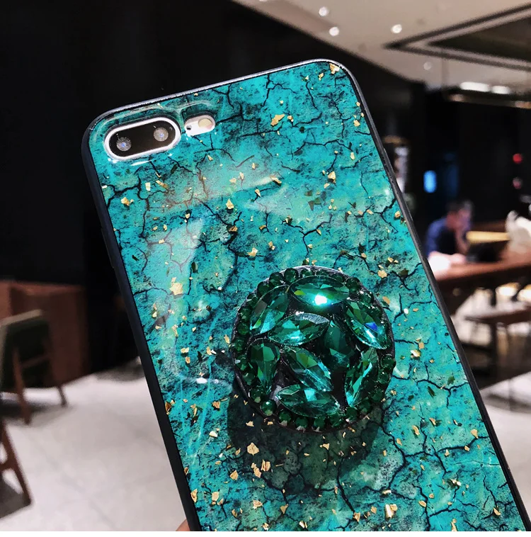 2018 Bling 3D Diamond ручной работы со стразами ТПУ + PC Бампер компактный чехол для HuaWei