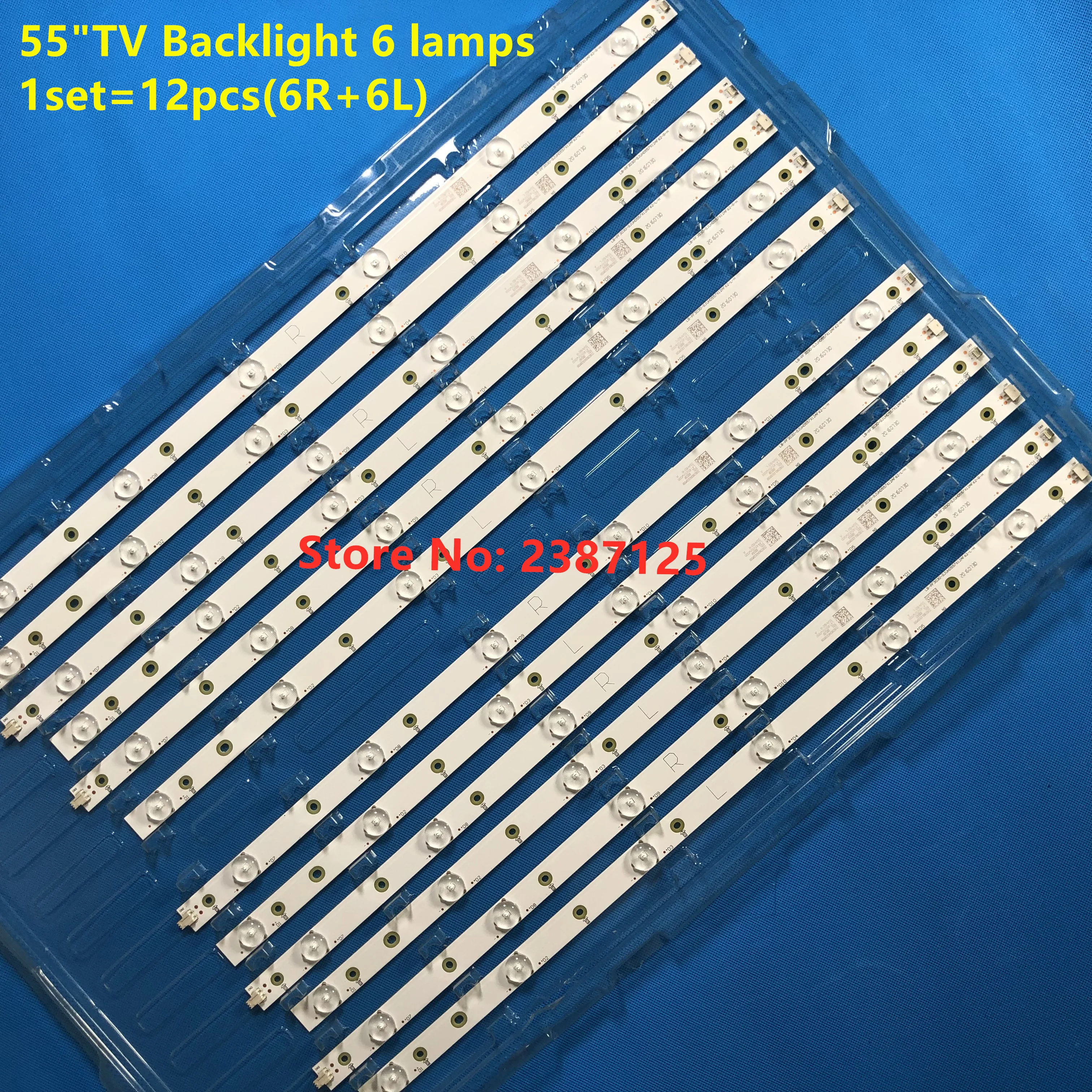 

LED Backlight For Ph ilips 55" TV LB55023 V1_02 55PFL6540 55PFL5449 55PFL3655/T3 55PFL6840/T3 55PFL6340/T3 YX-55023010-1A742