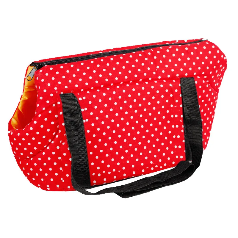 Pawstrip Dot Print переноска для собак, зимняя теплая переноска для кошек, для путешествий, маленькая сумка на плечо для собак, для чихуахуа, S/L
