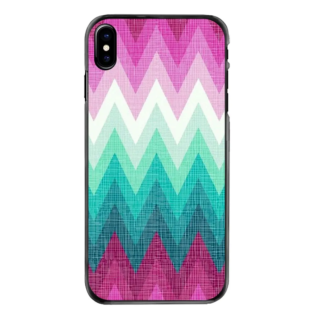 Accessories Phone Cases Cover Gray And Mint Green Chevron For Samsung Galaxy Note 2 3 4 5 S2 S3 S4 S5 MINI S6 S7 edge S9 S8 Plus |