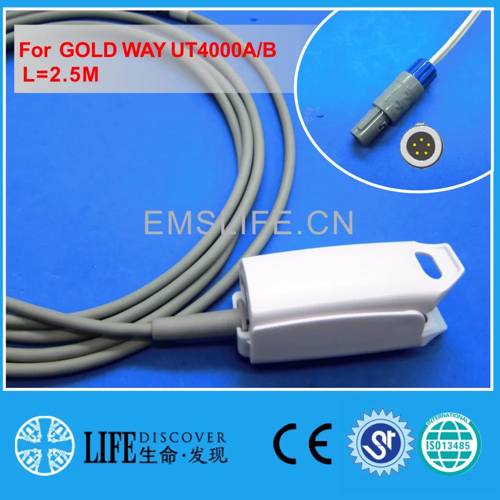 Длинный кабель AWT взрослый палец клип spo2 датчик для GOLDWAY UT4000 UT3000 |