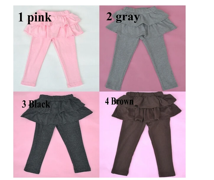 Флисовые зимние плотные леггинсы для девочек юбка брюки многослойная пачка