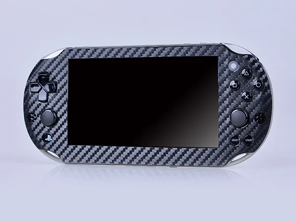 Черное углеродное волокно Виниловая наклейка для Sony PS vita 2000 PSvita PSV наклейки