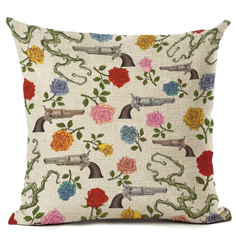N Горячая продажа ружья домашняя декоративная подушка для дивана Подушка Чехол
