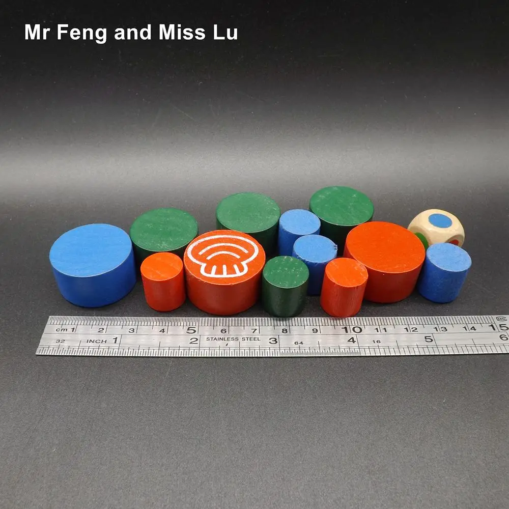 Мини милый баланс в форме улитки блоки кучи деревянные строительные раннего