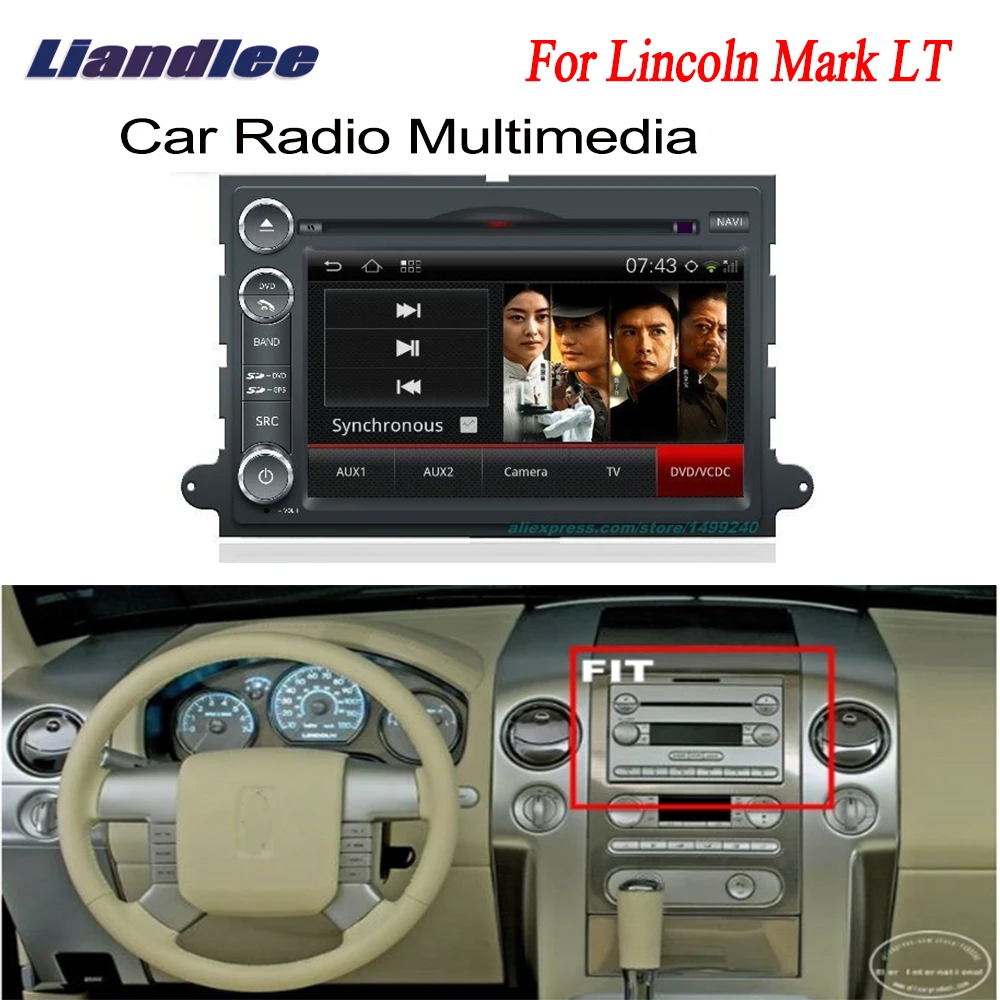 Автомобильный Android gps для Lincoln Mark LT 2007~ 2009 навигация Радио ТВ dvd-плеер Аудио Видео стерео мультимедийная система