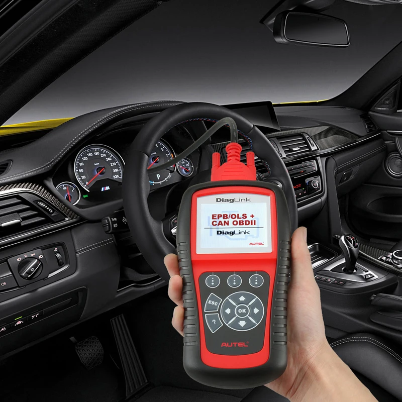 Autel Diaglink OBD2 автомобильный диагностический OBD OBDII все системы сканер автомобильный код ридер с сбросом масла EPB ABS обслуживание MD802