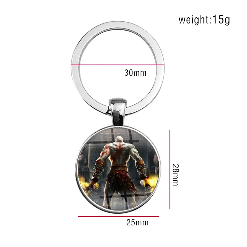 5 видов стилей God of war 4 Kratos Shield Брелок Топор круглый кулон брелок игра Dorpshipping модные ювелирные изделия