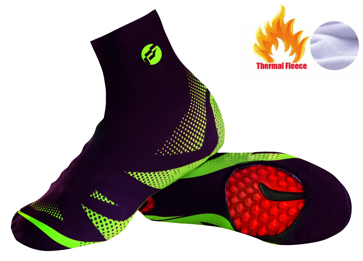 2018 Windproof dustproof Cycling Shoe Cover MTB Bicycle Overshoes Winter Thermal Fleece Road Racing Bike Shoes Copriscarpe |