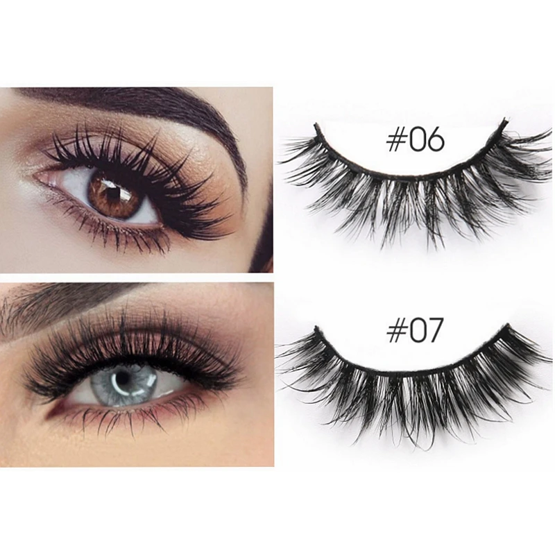 Clotobeauty натуральные накладные ресницы 3D норковые ресницы ручная работа длинные толстые объемные ресницы для наращивания макияжа Eyelashes-3D