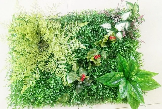 Style 2 60*40 см искусственная Миланская трава, искусственные растения, домашний сад, вертикальный декор, свадебный фон, украшение стены - Цвет: Style 2