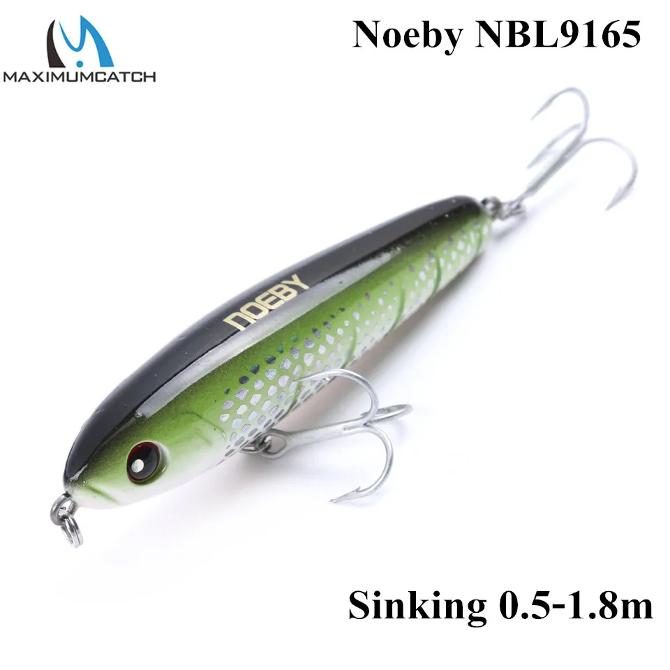 Рыболовные приманки NOEBY Minnow 75 мм 28 г sinking0 5 1 8 м жесткие Leurre Dur Peche Souple Shad с