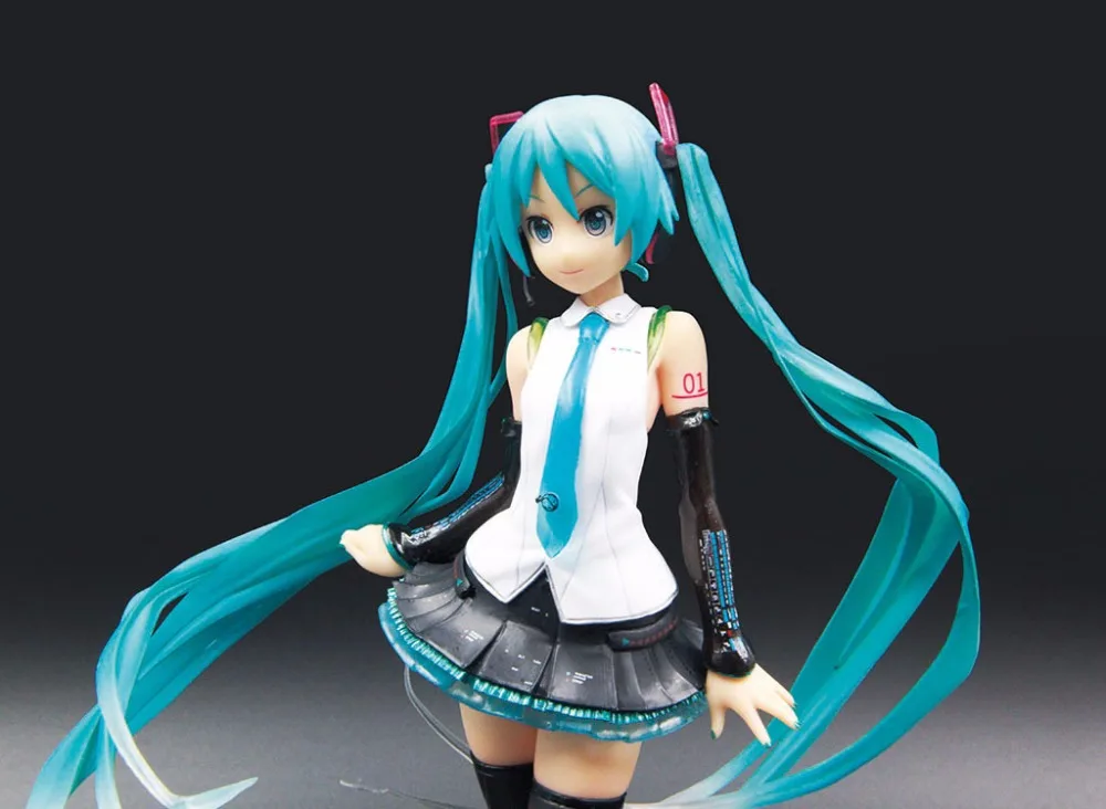Бесплатная доставка 8 &quotАниме Vocaloid Hatsune Мику atshne V4X коробку 20 см ПВХ фигурку