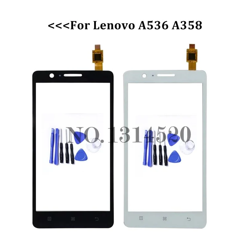 Сенсорный экран для lenovo A536 A358 дигитайзер передней Стекло сенсорный Панель на