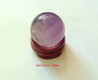 natural purple amethyst quartz crystal sphere ball 1 18 30mm divination sphere with stand 1pcs