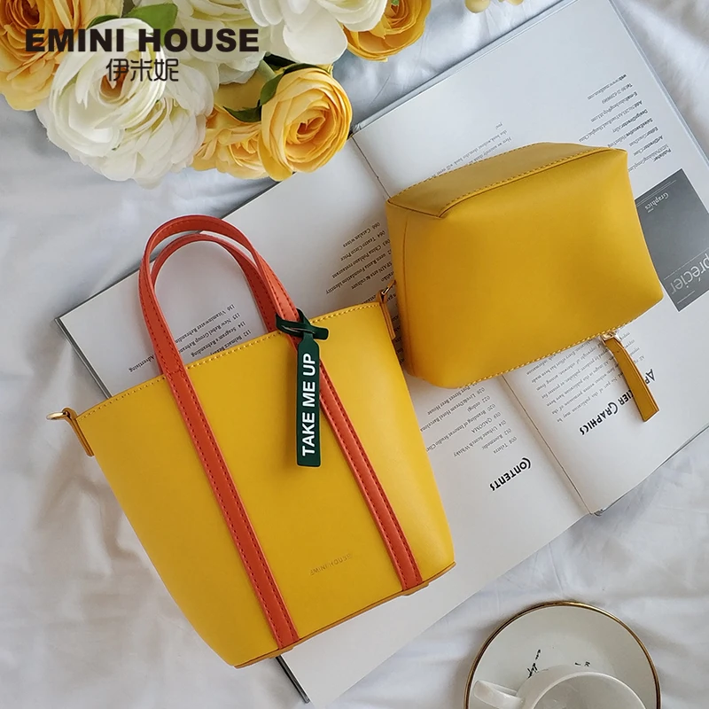 EMINI HOUSE, микрофибра, синтетическая кожа, мини-сумка, роскошные сумки, женские сумки, дизайнерские сумки через плечо для женщин, сумка на плечо