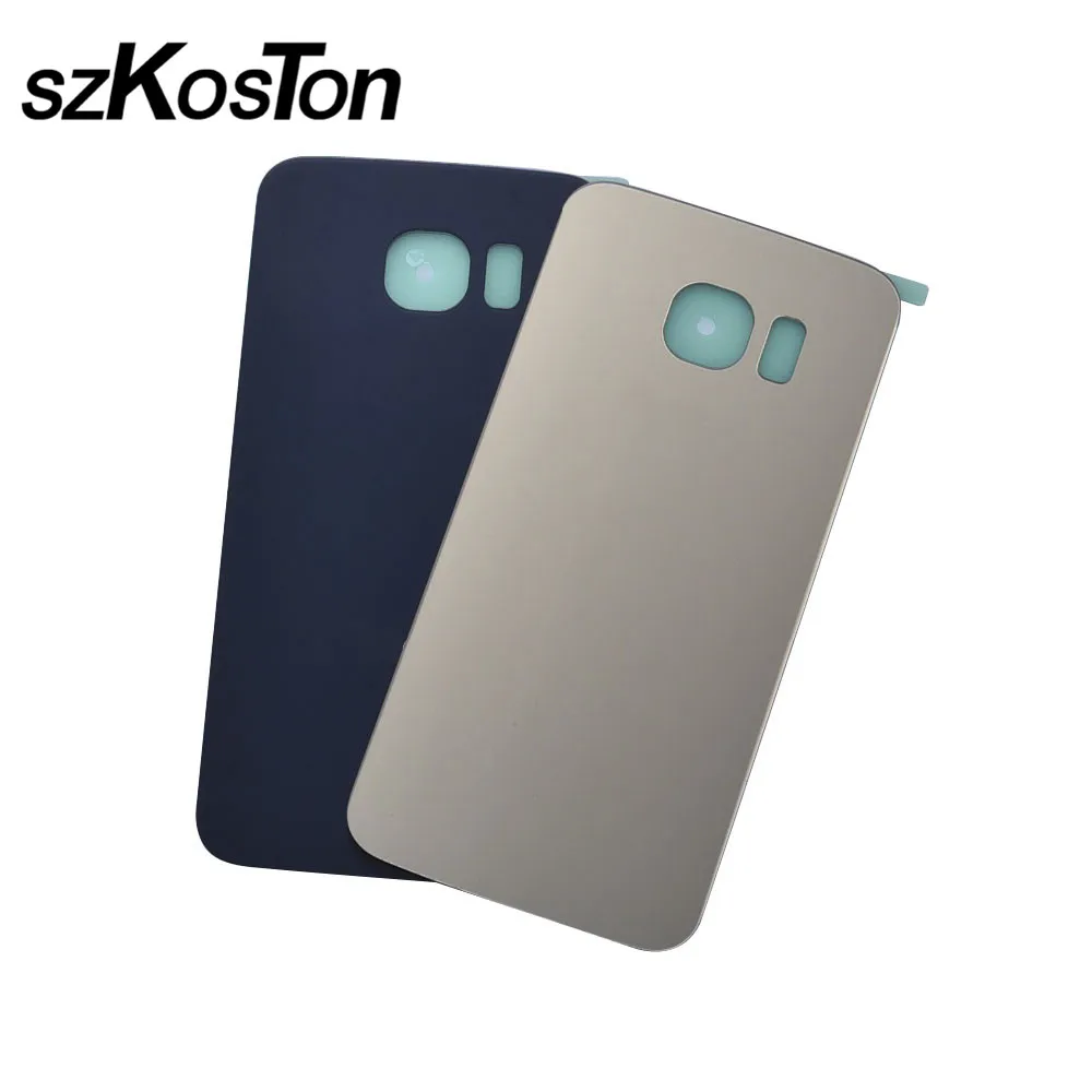 Сзади Стекло крышка Батарея дверь сзади Корпус чехол для samsung Galaxy S6 G9200 G920F край G925F