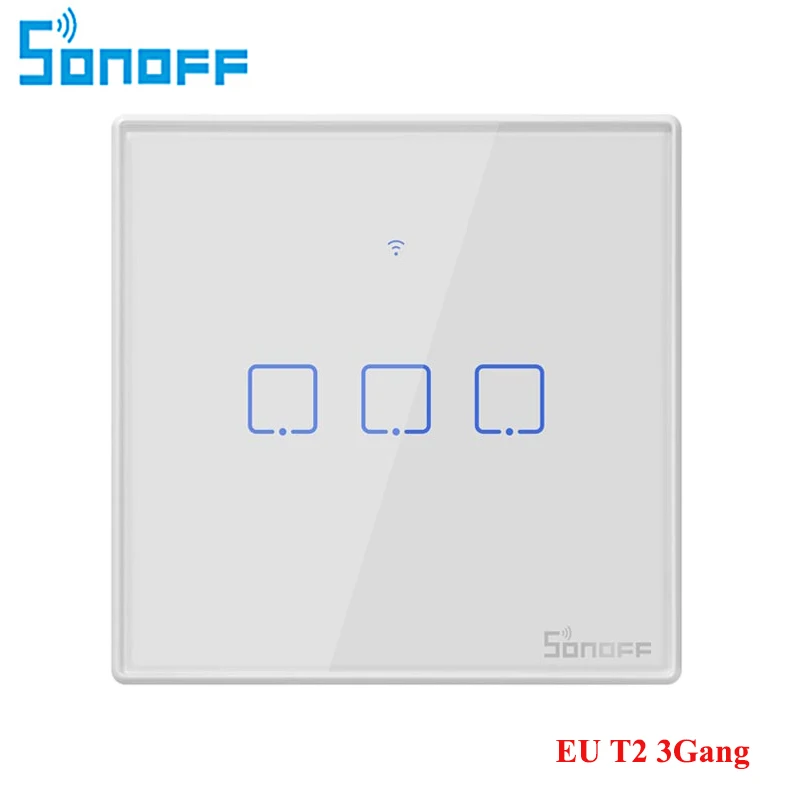 Itead Sonoff T2 ЕС 86 Размер 1/2/3 серия TX 433 мгц радиочастотный пульт дистанционного