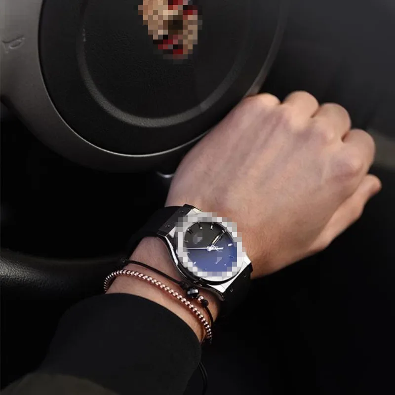 Модный браслет из нержавеющей стали 6 мм мужские браслеты золотого цвета с