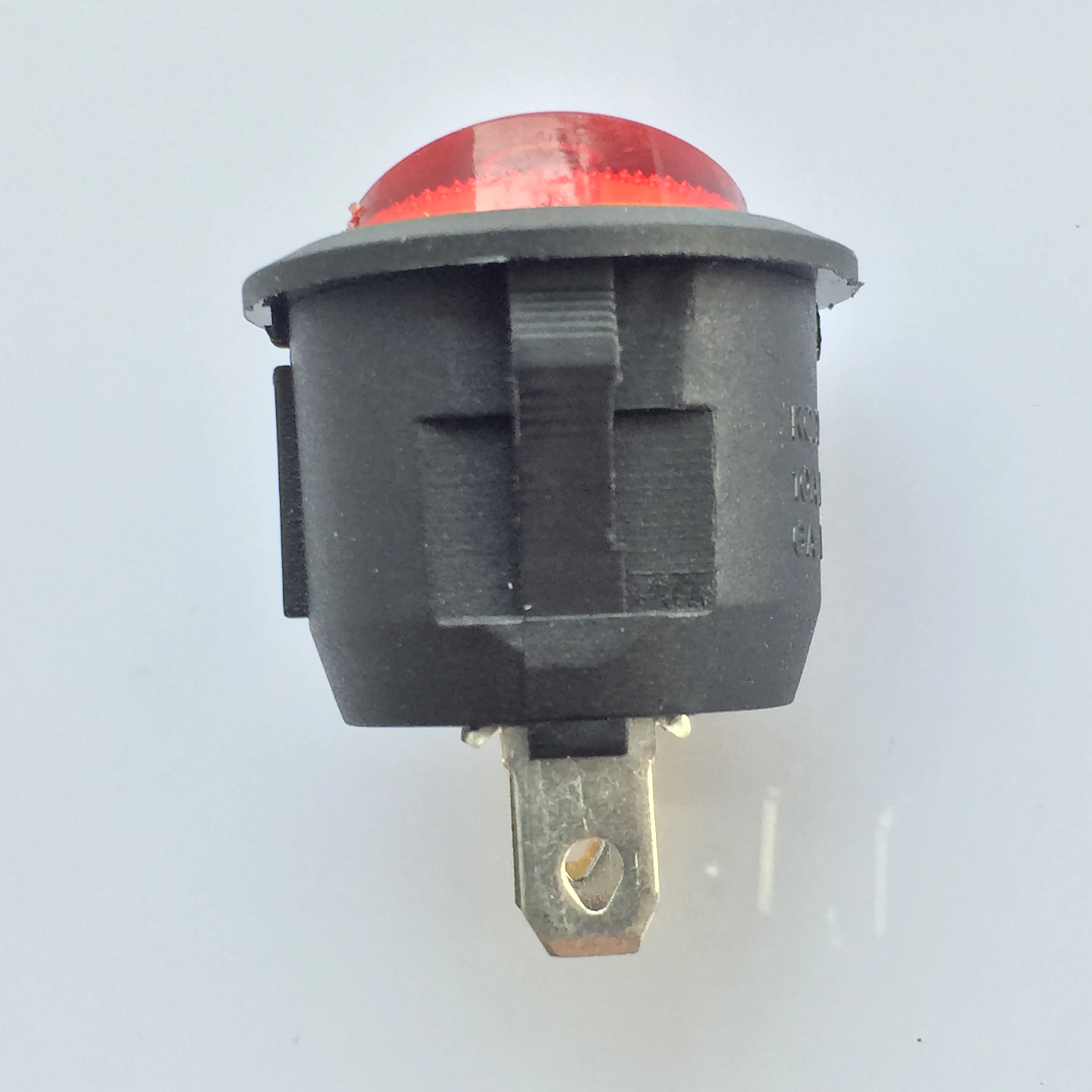 1pc J196Y Red Round Toggle Switch with Light on it Two Files Three Lead Foot DIY Circuit Making High Quality On Sale | Обустройство