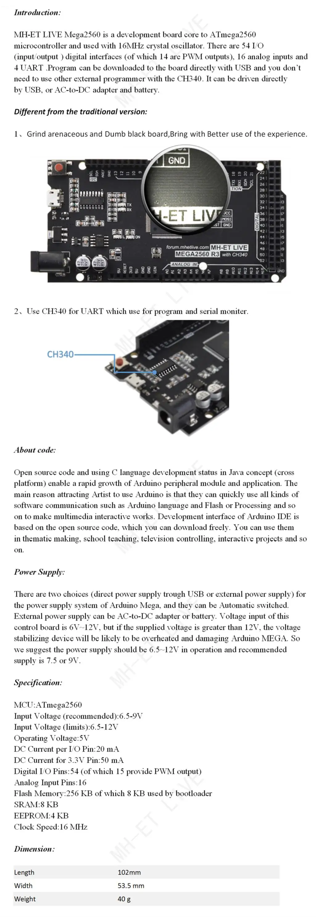MEGA 2560 ATmega2560 R3 AVR USB плата+ USB кабель цифровой вход/выход Контакты совместимы с uno и бывшими платами
