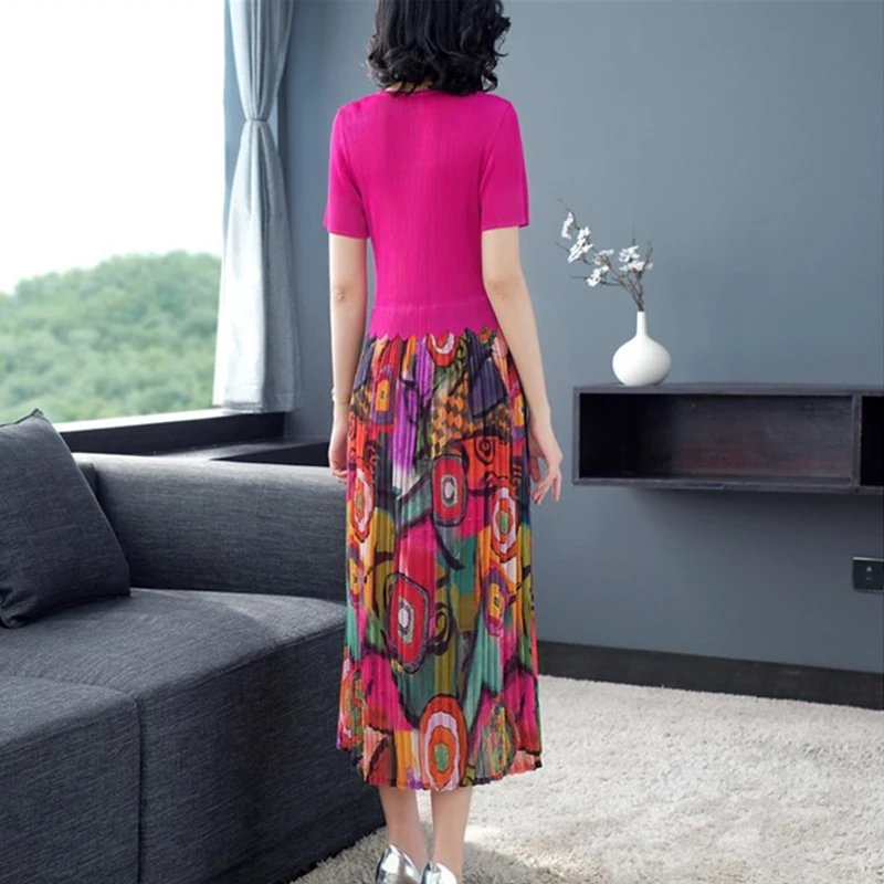 Женское длинное облегающее платье из двух частей элегантное Плиссированное