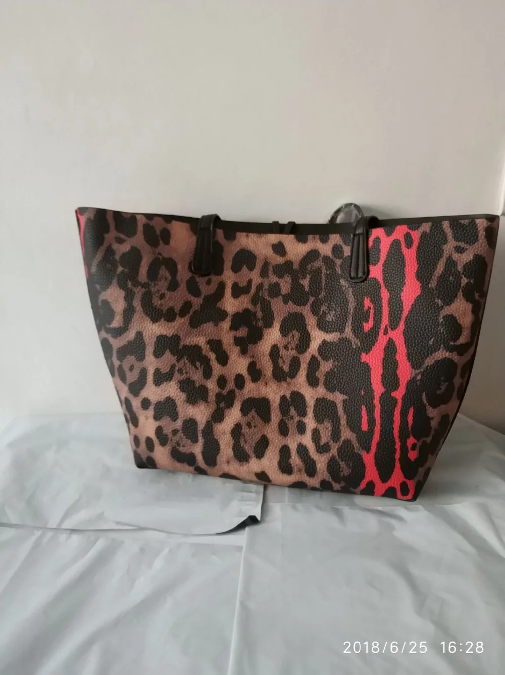 Leopard Prints Handbags Large Causal Tote для женщин наплечные сумки роскошный дизайнер моды кожаный хозяйственный сумка