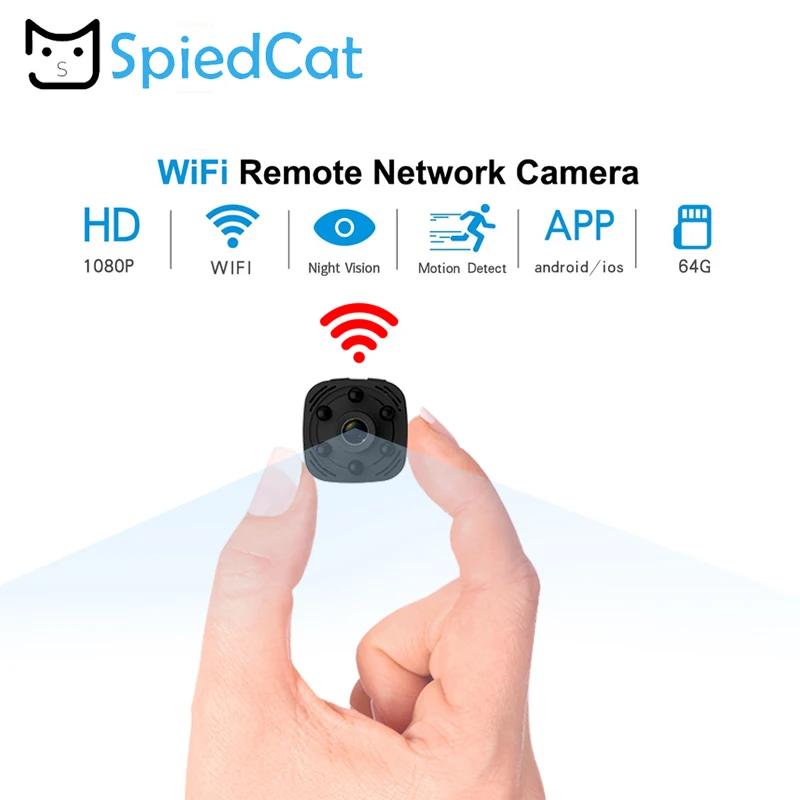 Wi Fi мини 1080 P камера беспроводная домашняя ночного видения безопасности