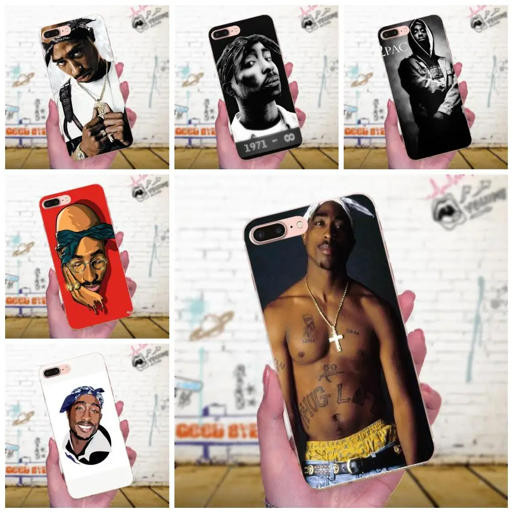 Горячая 2pac Тупак Шакур для Galaxy A3 A5 A7 On5 On7 2015 2016 2017 Grand Alpha G850 Core2 Prime S2 I9082 мягкие