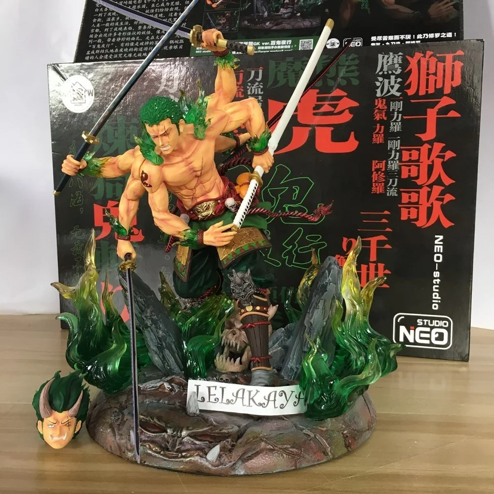 1 шт. Аниме One Piece GK Roronoa Zoro asurdonquixote Doflamingo с диваном Ver. Масштаб 1/6 ПВХ экшн фигурки