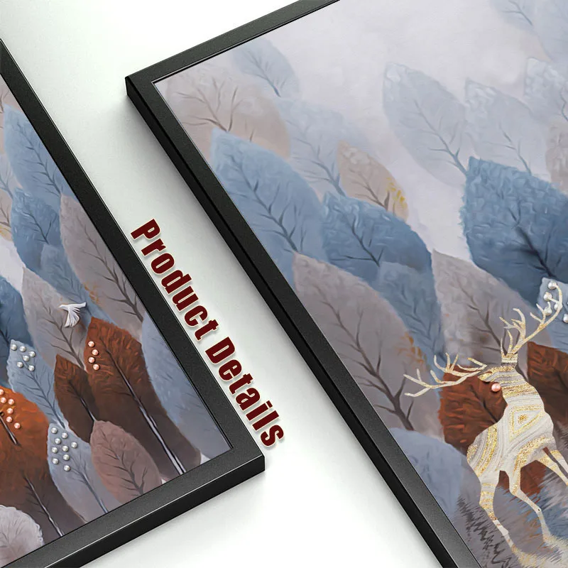 Картина на стену акварелью шикарный домашний декор для гостиной спальни