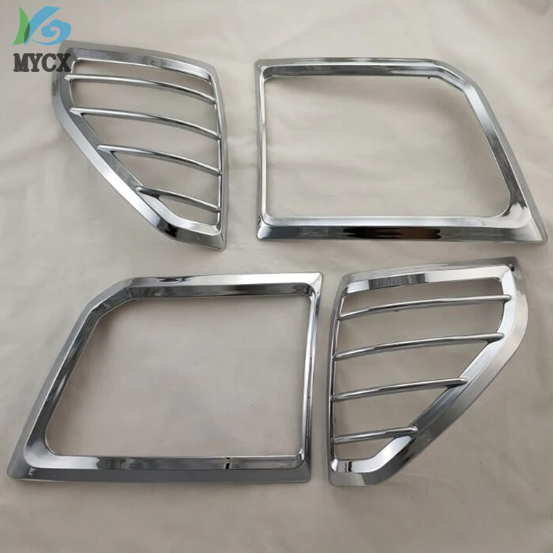 Хромированный налобный фонарь для Toyota Land cruiser Prado FJ90 3400 спойлер SUV ABS аксессуары