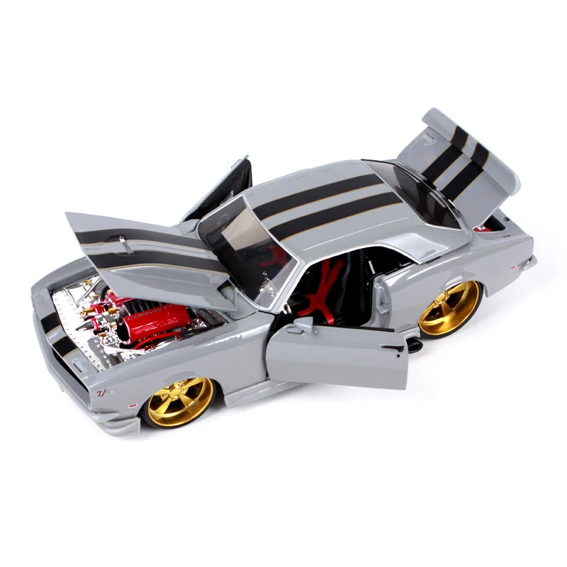 Maisto 1:24 1968 Cheyv Camaro Z28 литая модель автомобиля металлическая Гоночная машина