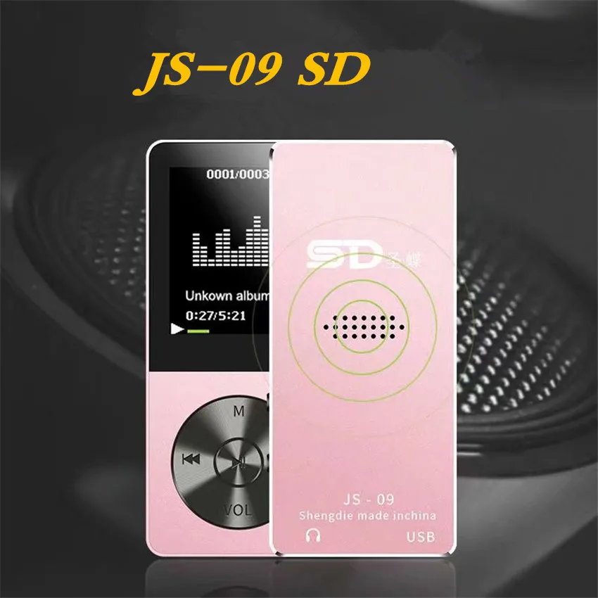 4 GB JS-09 мини спорт MP3 музыкальный плеер TFT экран запись HIFI плеер Поддержка TF карты электронная книга fm-радио Встроенный громкоговоритель