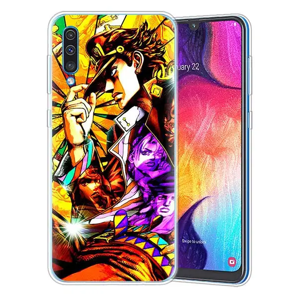 08 JoJo's Bizarre Adventure JoJo Silicone Case for Samsung Galaxy A71 A51 A90 5G A50 A70 A40 A20e A10 A30 A80 A8 Plus A7 A9 Cover - Цвет: 08