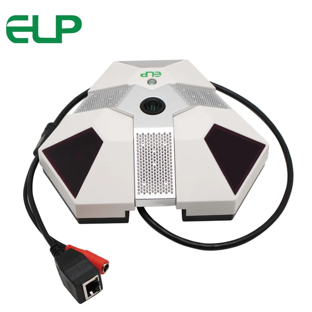 ELP Onvif Fisheye 1080P IP камера POE ИК Ночное Видение с объективом 5MP 1 56 мм 2MP CMOS 360 градусов