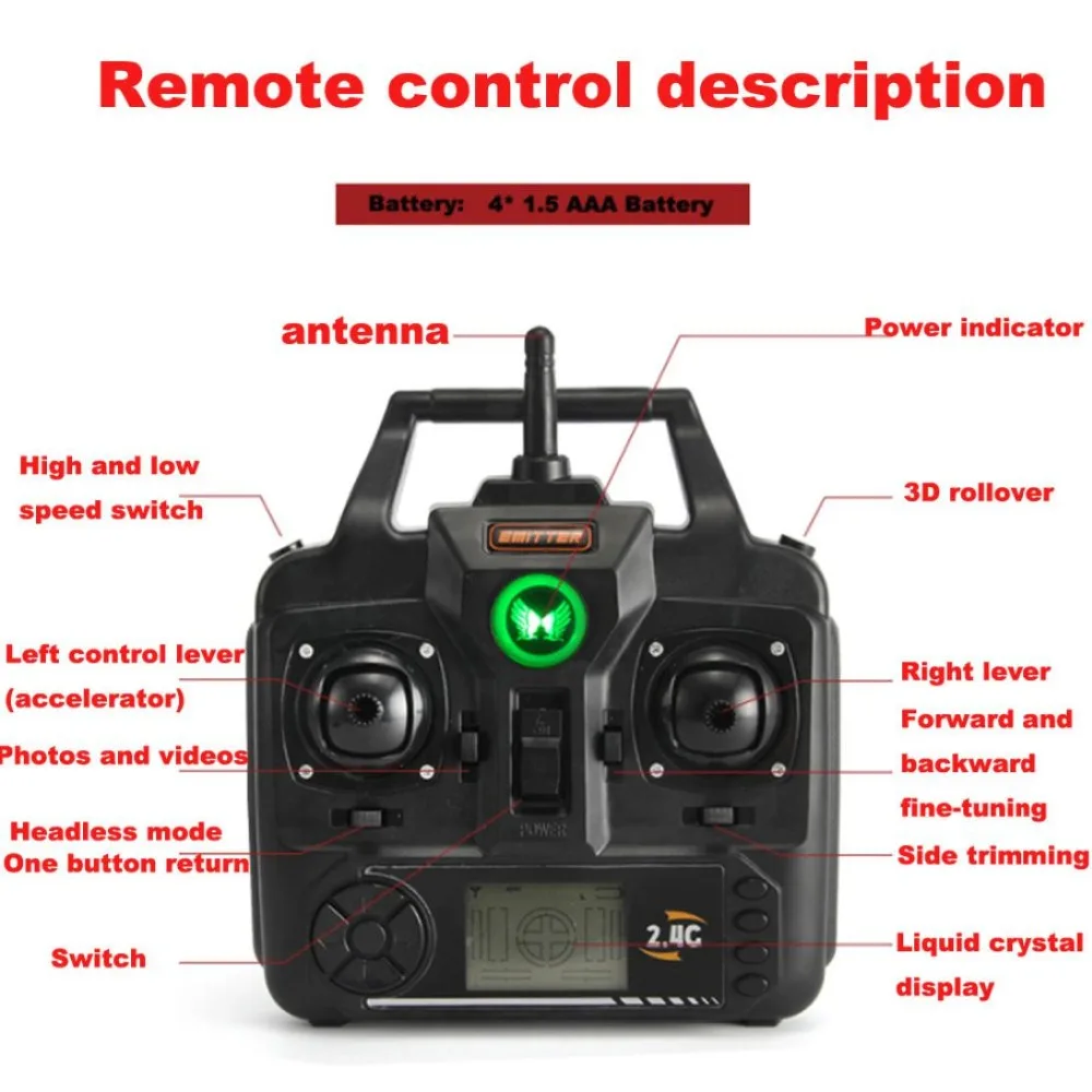 Мини Дрон с GPS 2 4G RC вертолет машина на радиоуправлении Quadco Extra Battery Wi Fi HD FPV камера