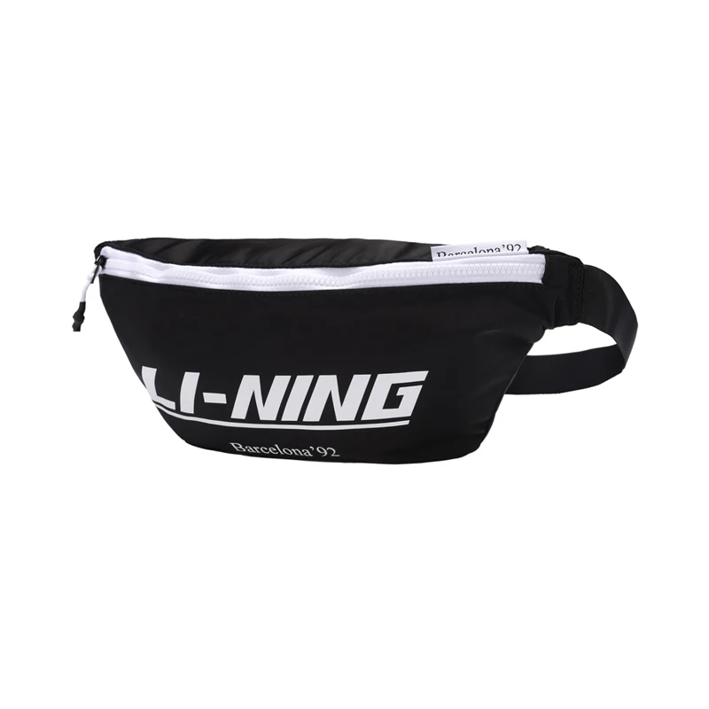 Li-Ning, трендовая поясная сумка, 400*60*170 мм, полиэстер, нейлон, классическая сумка для бега, подкладка, спортивные поясные сумки, ABLP042, BJY042
