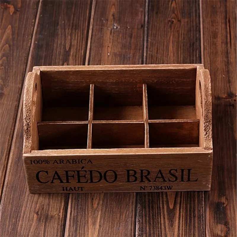 New Wood Sundries Storage Box Creative Handwork Jewelry Collection Organizador Home Decor 6 Lattice porta joias | Дом и сад